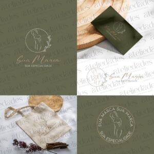 outlet de logos logotipo estetica corpo feminino abstrato e elegante img principal