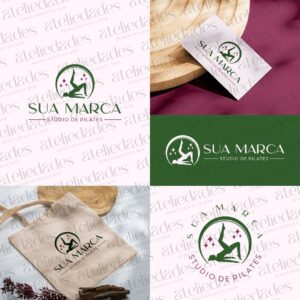 outlet de logos logotipo studio de pilates pilates no solo