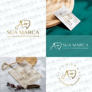 outlet de logos logotipo ortodontia inicial a dente