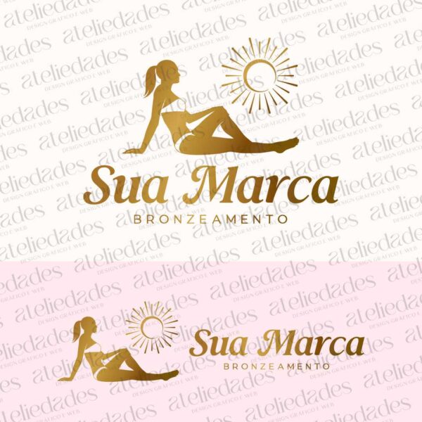 outlet de logos logotipo bronzeamento 03