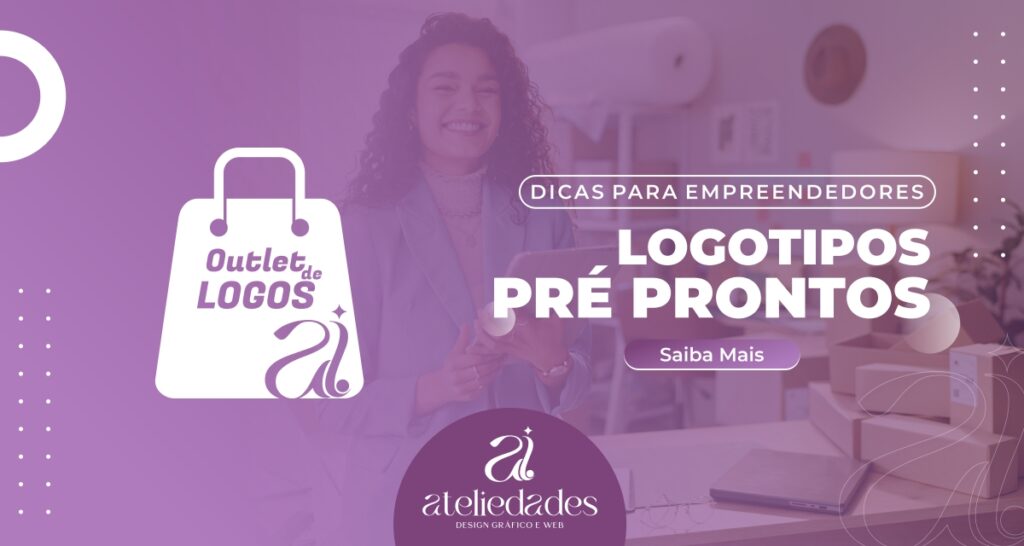 logotipos pré prontos outlet de logos