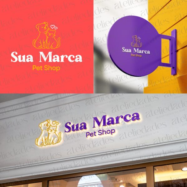 ateliedades outlet de logos logotipo para petshop 01