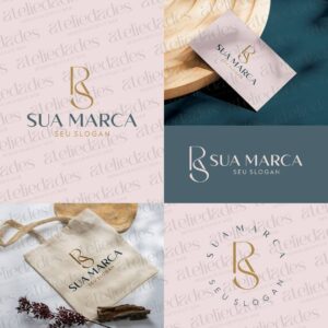 outlet de logos logotipo iniciais rs monograma