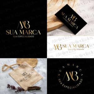 outlet de logos logotipo iniciais mb design moderno