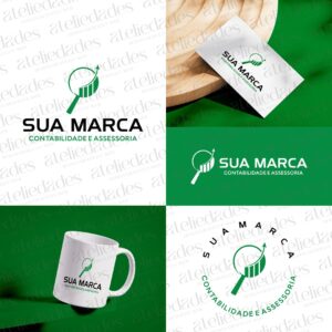 outlet de logos logotipo para contador assessoria contábil