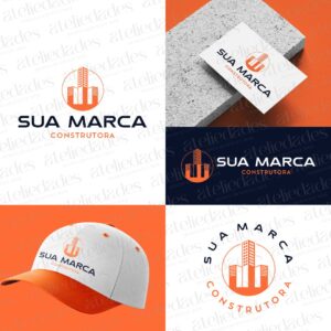 outlet de logos logotipo para construtoras design moderno