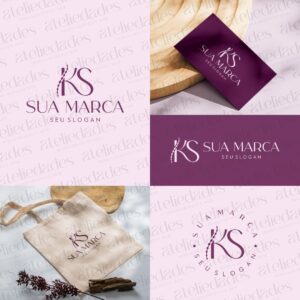 outlet de logos logotipo iniciais ks fisioterapia e coluna