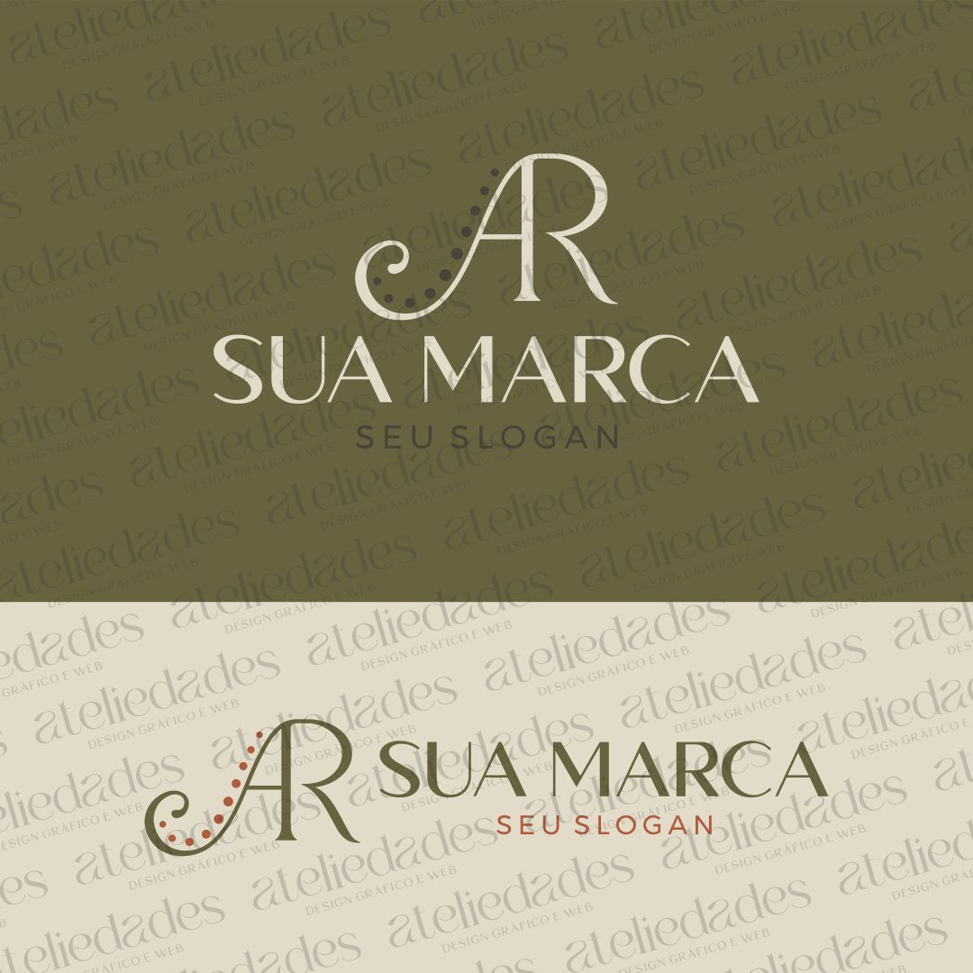 outlet de logos logotipo iniciais ar exclusivo elegante