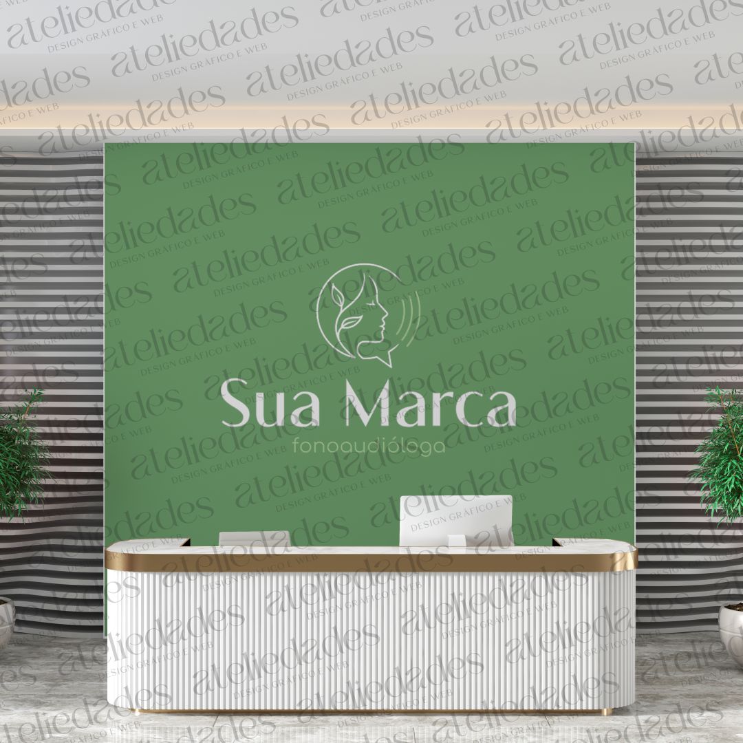 outlet de logos logotipo para fonoaudiologia design exclusivo