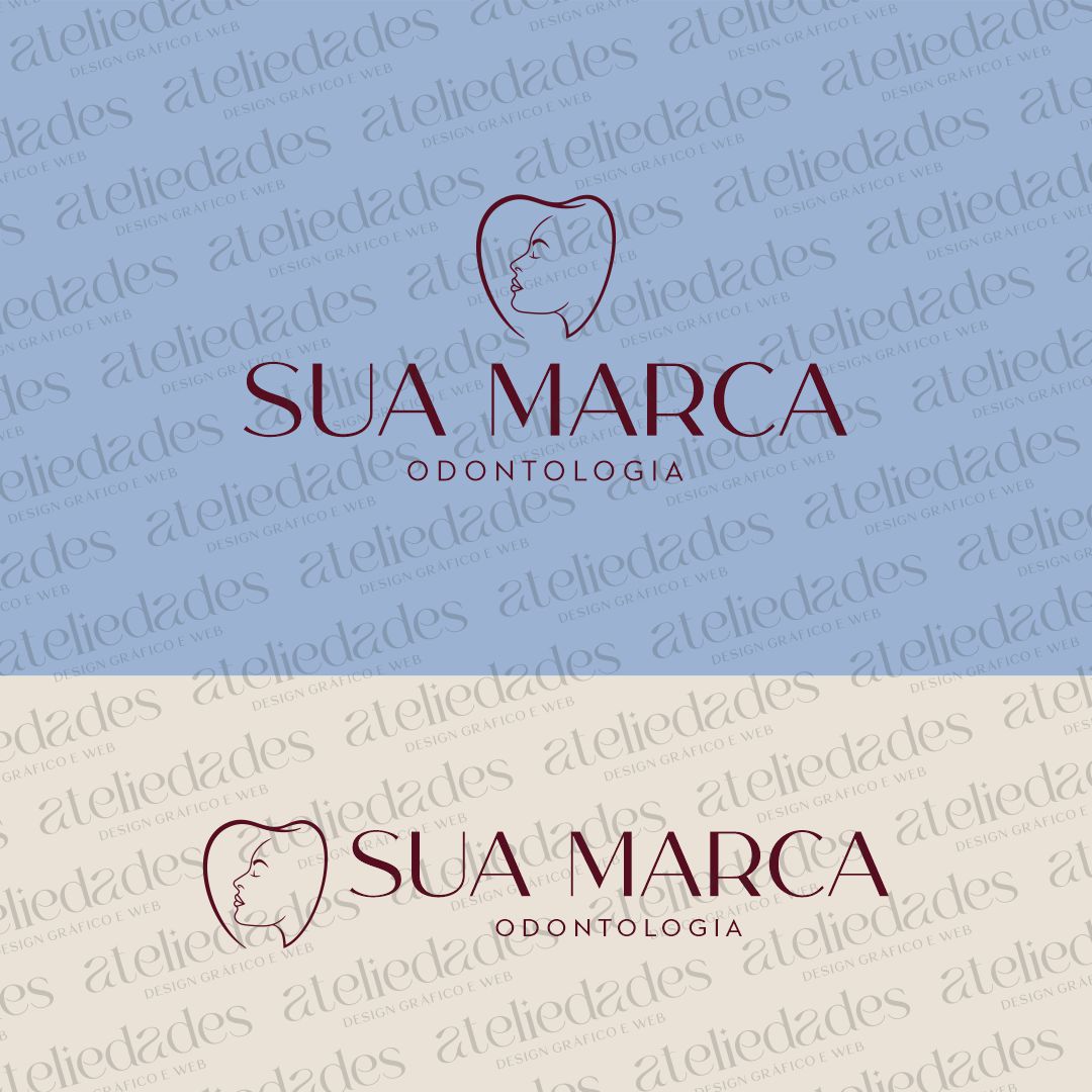 outlet de logos logotipo odontologia harmonização facial premium